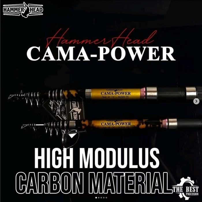 Joran Antena Cincin Hammerhead Cama Power Telescopic - 210Cm