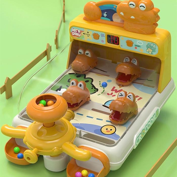 Istana Sekolah_Mainan Tembak Buaya / Crocodile Shooting Game With Ball / Bola Tembak-Tembakan /