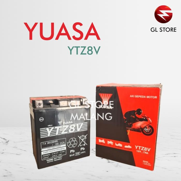 Aki Motor Yuasa Ytz8V; Aki Untuk X-Max, Honda Cbr