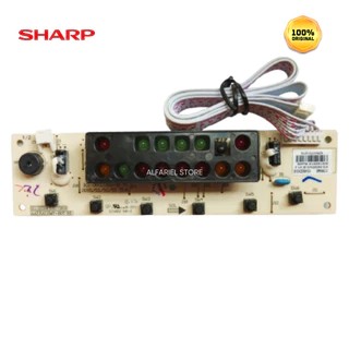 MODUL PCB DISPLAY SENSOR TOMBOL AIR COOLER SHARP PJ-A36TY PJ A36TY