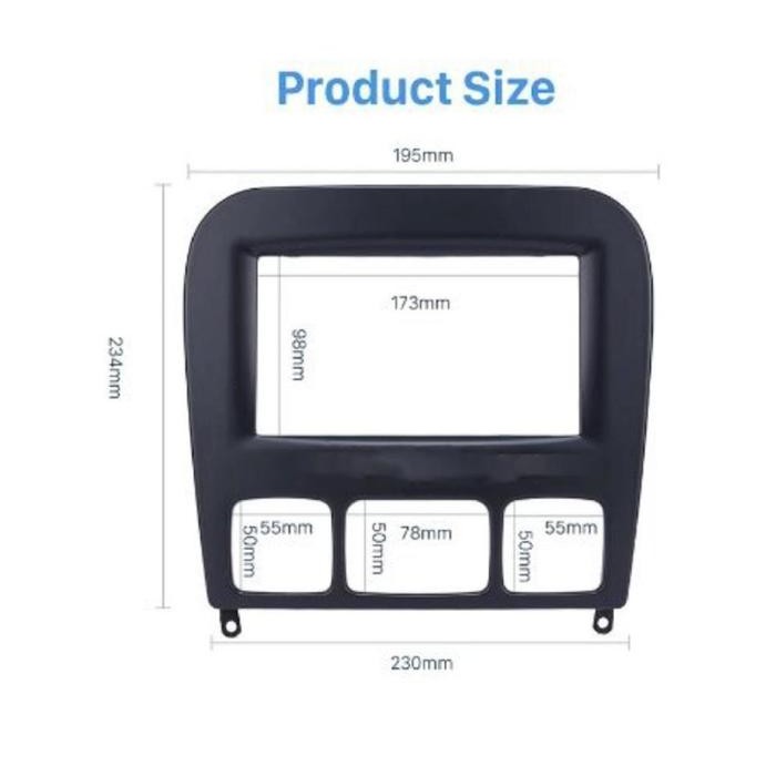 FRAME PANEL 2 DIN MERCY S CLASS W220 TAHUN 2006