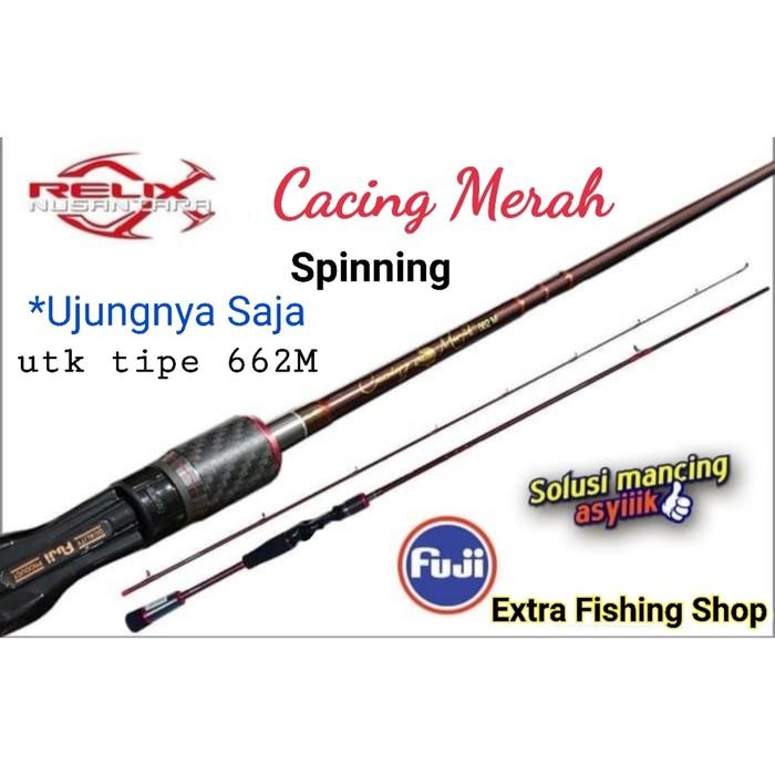 Ujung Joran Relix Cacing Merah