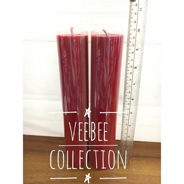Lilin 5X30Cm Merah/Lilin Besar /Lilin