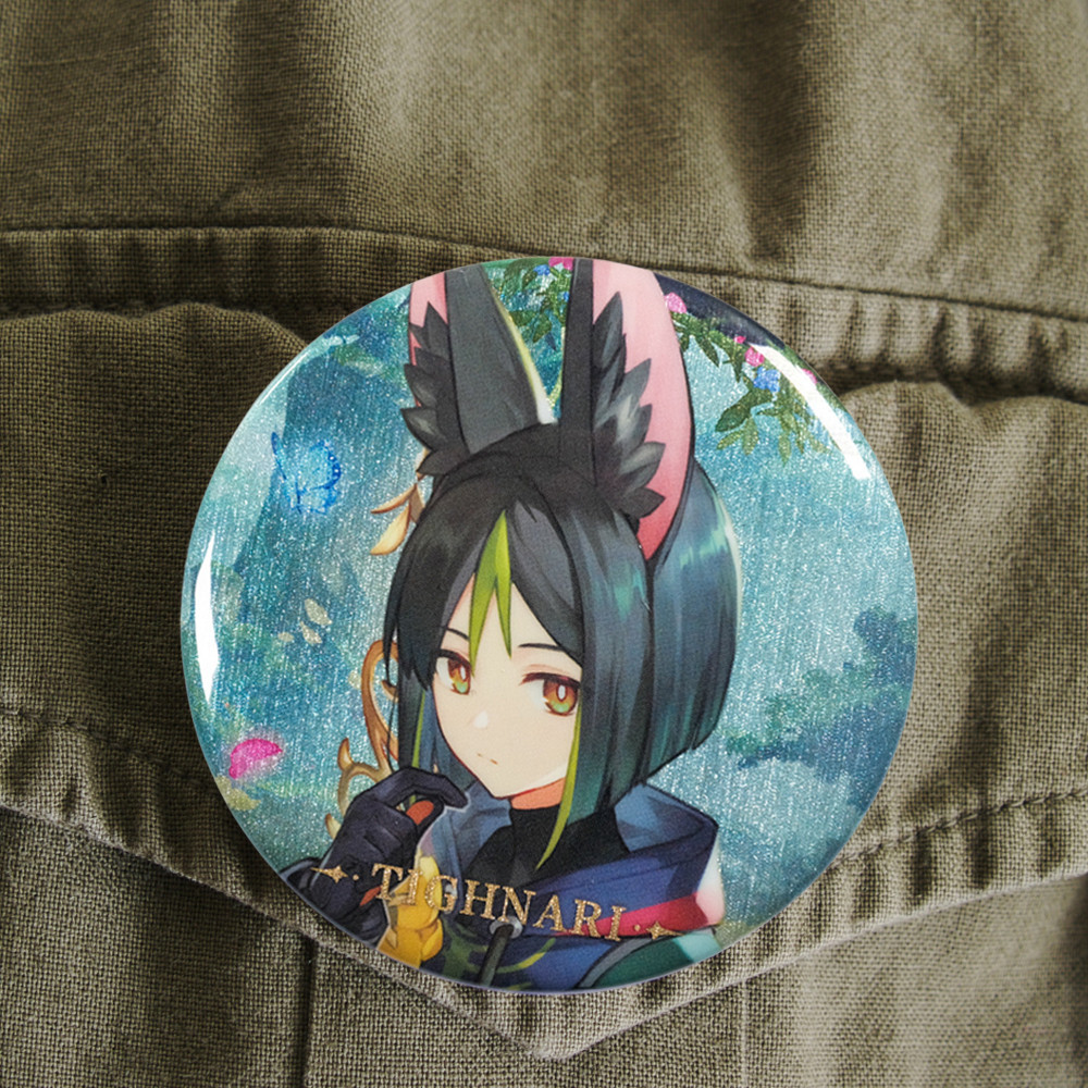 Mainan Edukasi YWZL Pin Bros Karakter Genshin Impact Background Theme Can Badge - YZ015