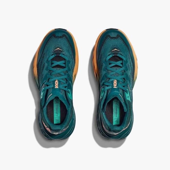 Hoka Speedgoat 5 GTX Gore-Tex Women's Trail Running Shoes - Deep Teal (terlaris) (terbaik)
