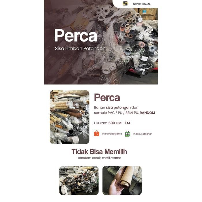 GGAF Kain Oscar / Kulit Sintetis / Perca Sisa Limbah Potongan Bahan Pvc Pu