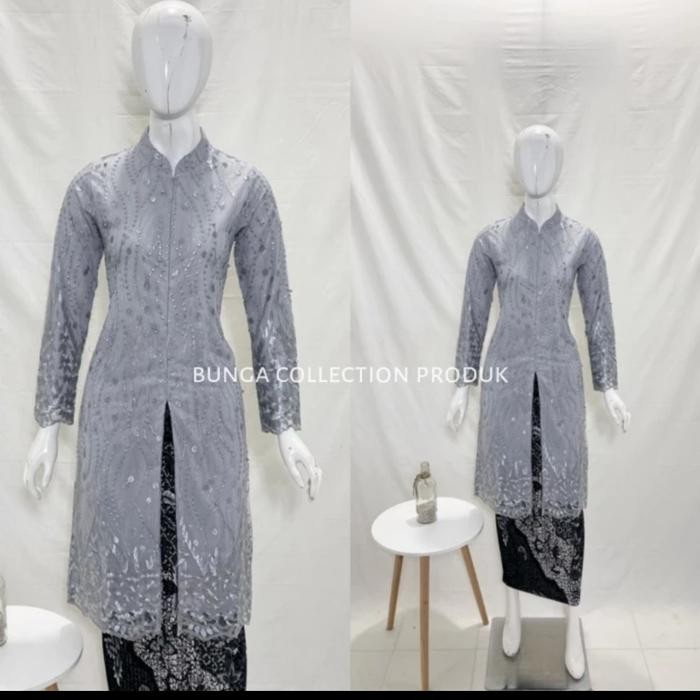 Kebaya Tunik Brokat / Kebaya tunik tille / kebaya kancing
