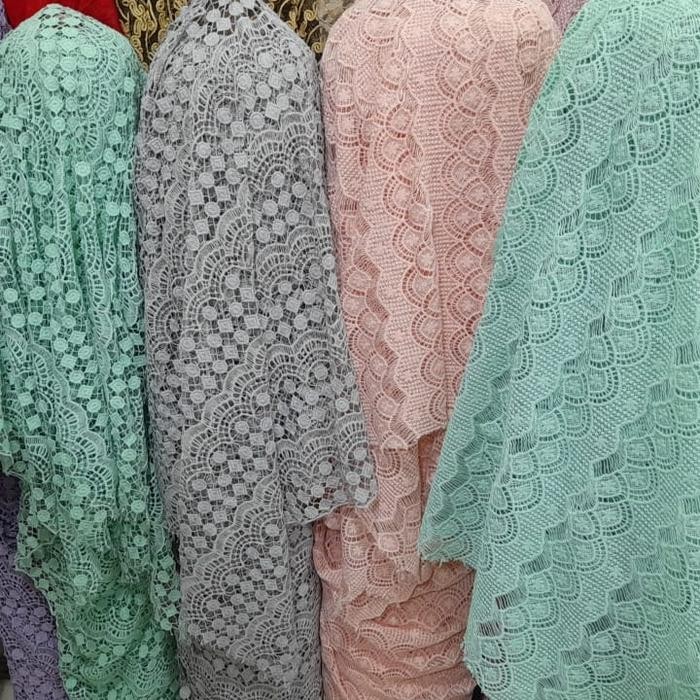 kain brokat prada/kain brokat katun/kain brokat/harga per 1meter