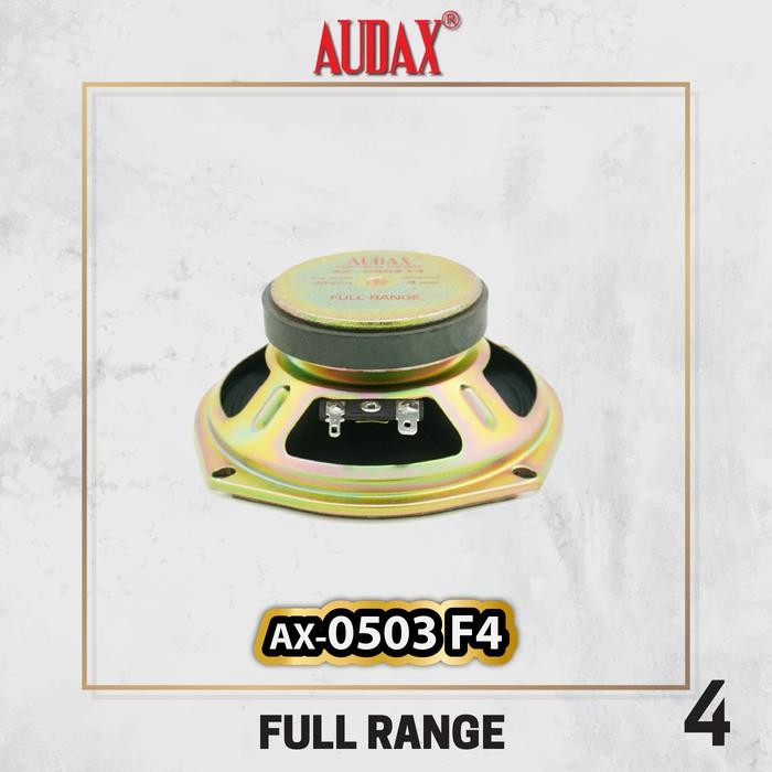 Tersedia Audax Ax-0503 F4 Speaker Pasif 5 Inch Full Range