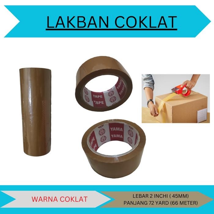 

ID LAKBAN COKLAT 2 INC ISI 6 ROL - LAKBAN PLASTIK - DOUBLE TAPE