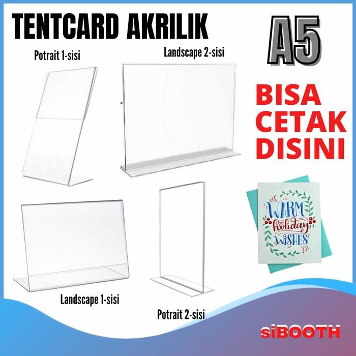 

ID TENT CARD A5 / AKRILIK A5 / SIGN CARD A5