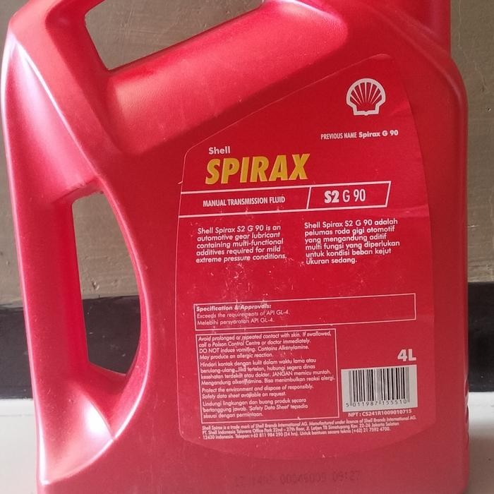 Shell spirax S2 G 90 oli tranmisi manual