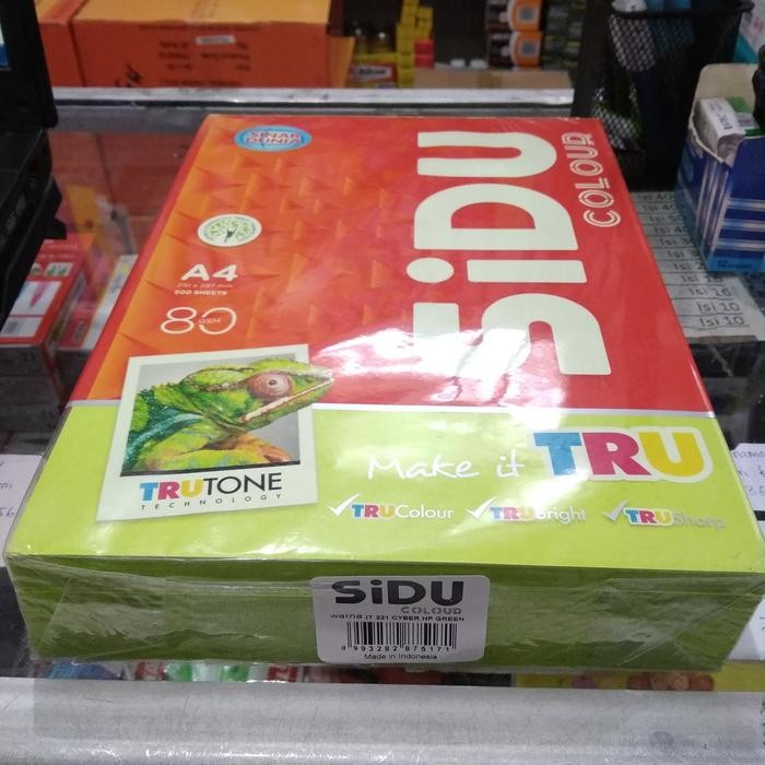 

KOIC Kertas Warna Sidu A4 80Gr It 321 Cyber Hp Green