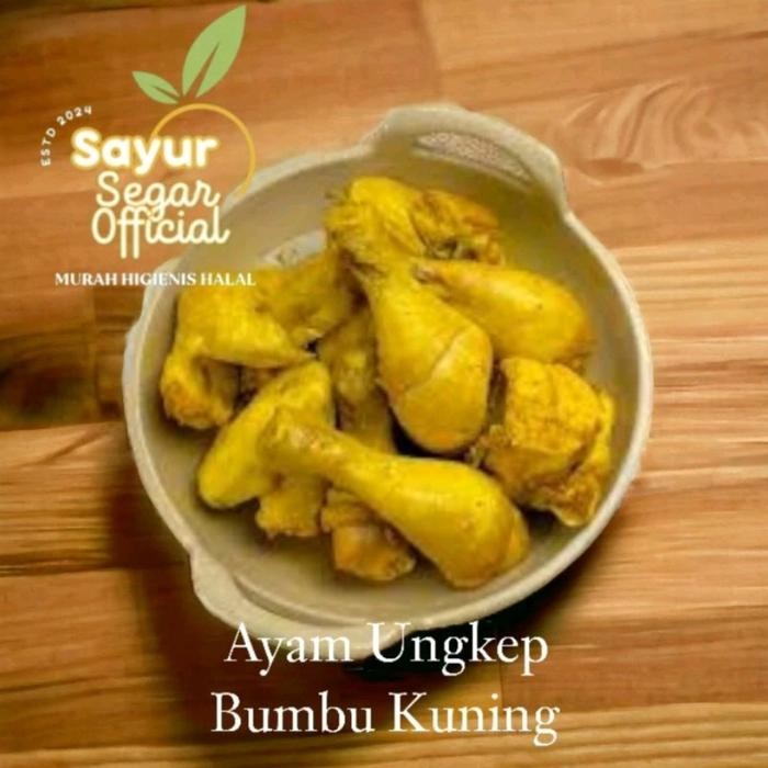 

ayam broiler ungkep bumbu kuning 1 ekor - halal siap masak stok terbatas