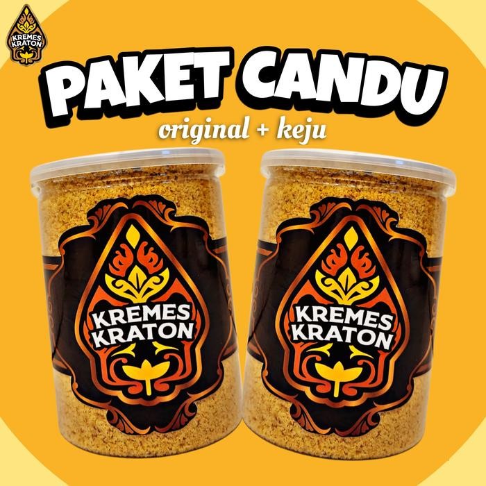 

paket candu kremes keju + kremes original - cemilan gurih renyah stok terbatas