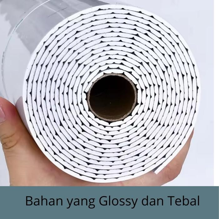 Wallpaper Dinding Roll Marble Vinyl Motif Keramik Marmer