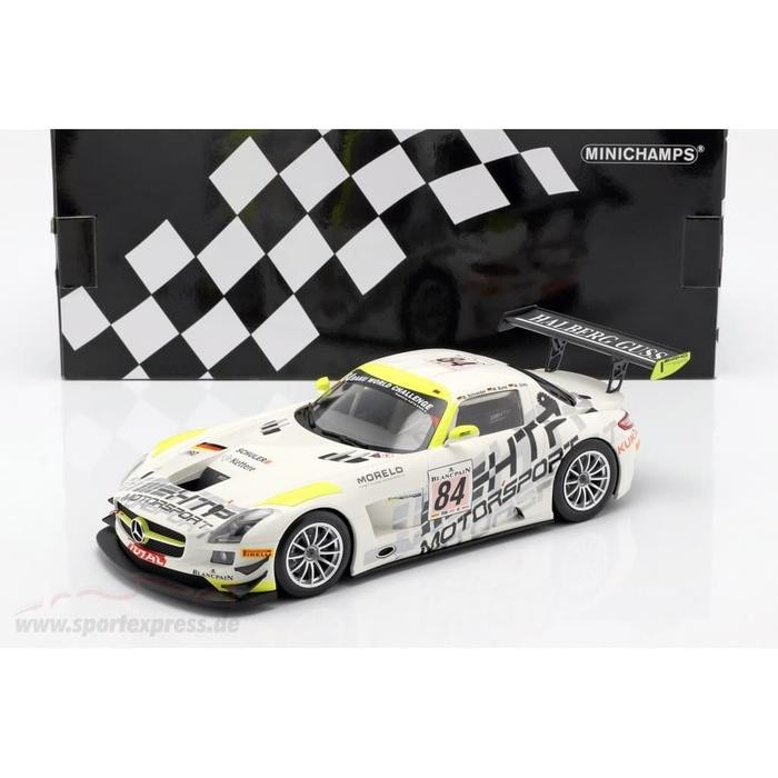 1/18 MINICHAMPS MERCEDES BENZ SLS AMG GT3 BUHK GOTZ DIECAST MINIATUR