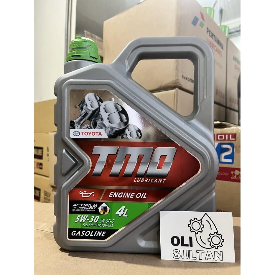 TOYOTA TMO 5W-30 SN GF-5 4Liter ORIGINAL ENGINE OIL OLI MOBIL