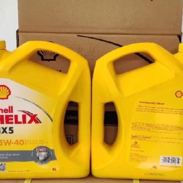 oli Shell Helix Hx5 15/40 4L oli Shell Helix 4L Oli Shell Hx5 kemasan Galon