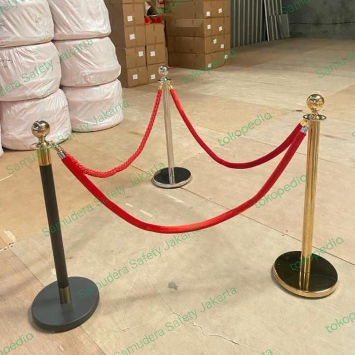 

Promo Tiang Pembatas Antrian Gold / Tiang Warna Gold