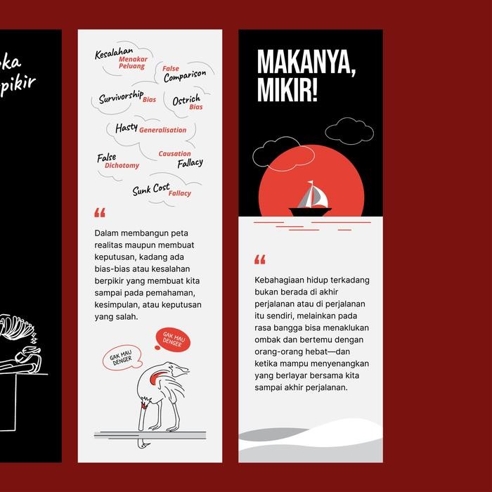

Promo Pembatas Buku Makanya, Mikir! Set - Kreatif Lucu