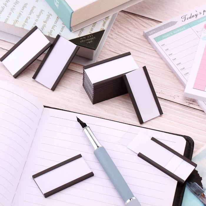 

Promo 50Pcs Label Magnetic Name Tag Dengan Pelindung Plastik - Label Magnet Gudang