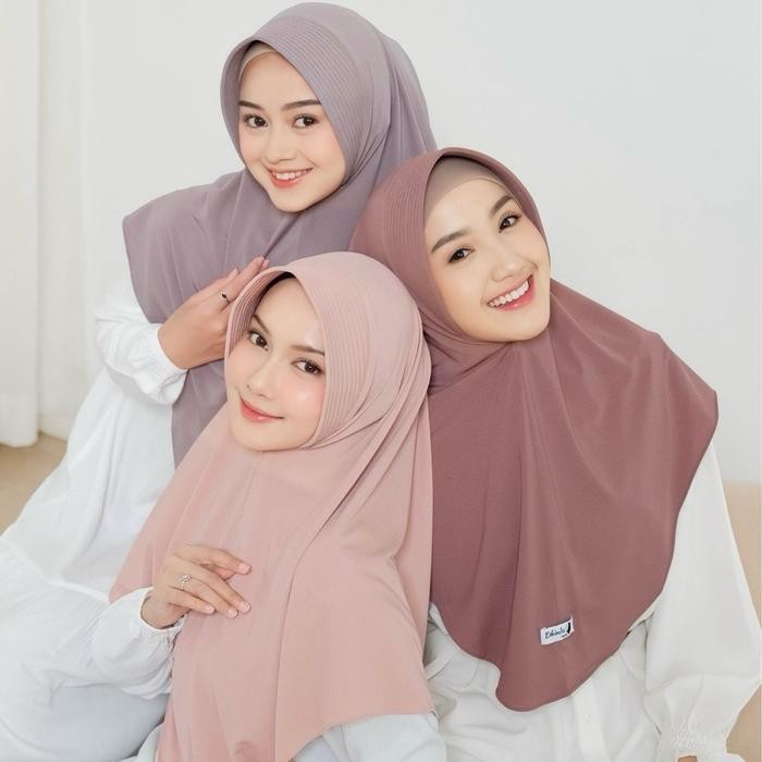 Dhinda Hijab - Daily Hijab Pet Instan Jersey Ity Size L