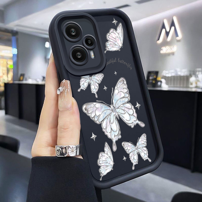 Casing Hp Xiaomi 14 14T 14T Pro 5G POCO F6 F5 Case Casing Paus dalam bahasa Inggris pola HP Kasing S