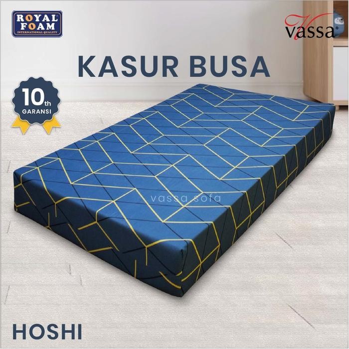 Turu Boss - Kasur Busa Royal Foam 20 Cm Kasur Busa Economy ( Cover Bisa Di Cuci ) By Vassa Bedding