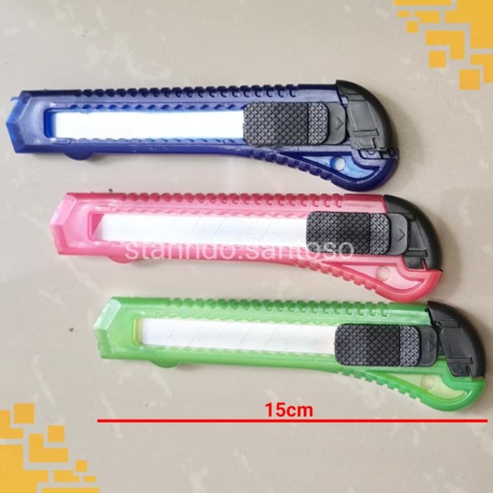 

@=@=@=@=] CUTTER 18 mm silet besar pisau kater pemotong serbaguna kertas