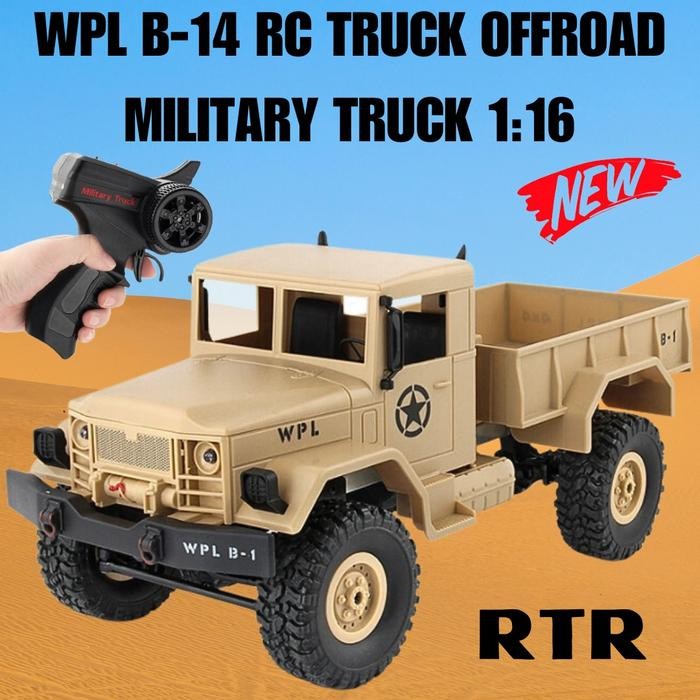 WPL B-14 / RC TRUCK OFFROAD MILITARY TRUCK 1:16 RTR / RC TRUCK RTR