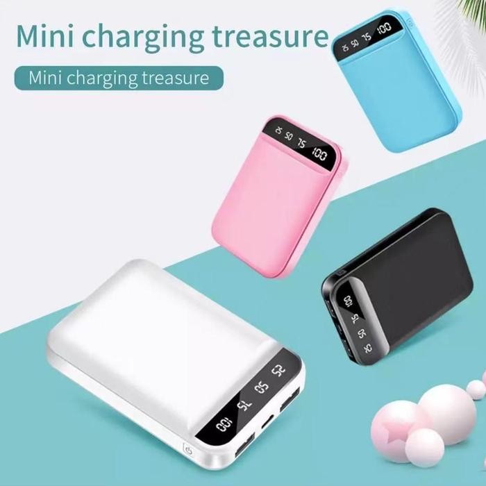 WANKEI LENTIVEN POWERBANK 20000 MAH CUTE MINI KARTUN SCREEN DIGITAL DISPLAY