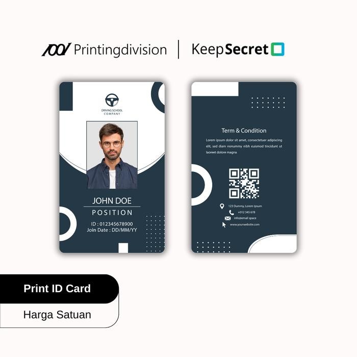 

New PRINT ID CARD / NAME TAG / KARTU MEMBER HARGA SATUAN