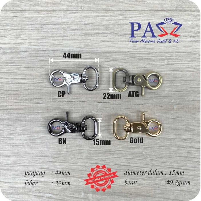 

New Kait Tas Kew-kew Kakak Tua 15mm (premium import)