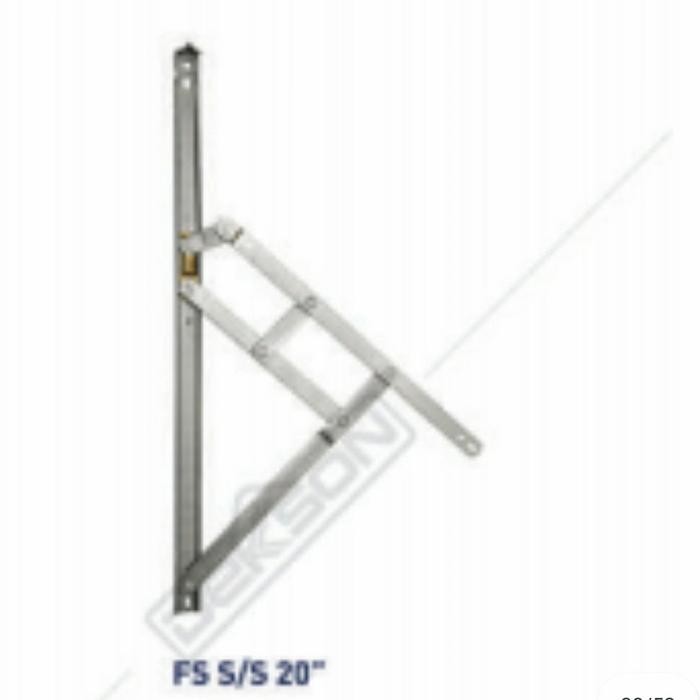 20" Engsel Jendela Aluminium Jungkit , engsel casement Dekson