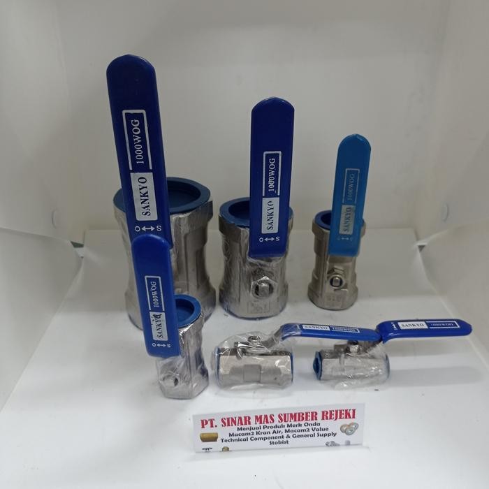 Bagus Ball Valve Sankyo Stainless Ss 316 2.5 Inch Terlariss 