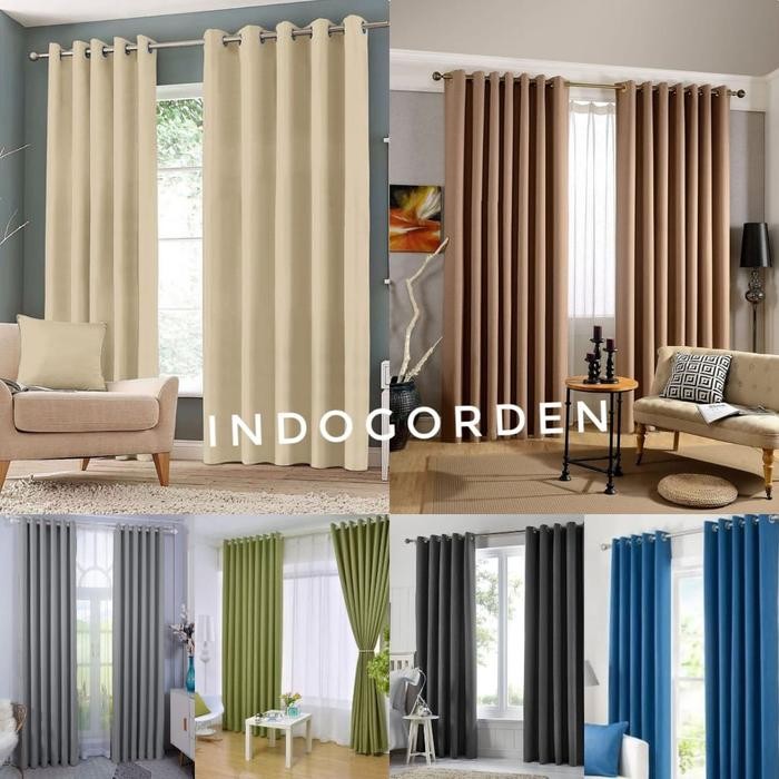 Gorden Blackout serat polos