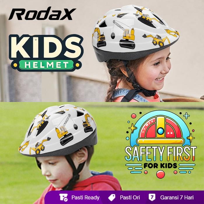 RodaX Bikezilla Kids Cycling Helmet Helm Sepeda Anak Junior Cycling Helmet Toddler Helmet Kinderhelm