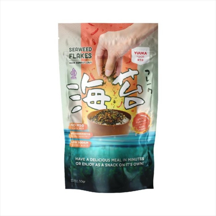 

Baru Yuuka Food Abon Rumput Laut 50G Non Msg Rasa Original
