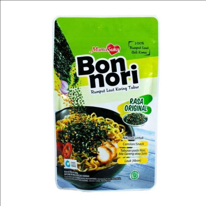 

Baru Mama Suka Bon Nori 60Gr - Abon Rumput Laut Tabur Original / Chicken Floss