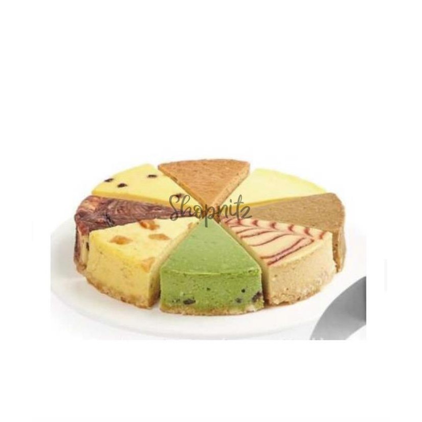 Loyang Sekat Bulat / loyang Brownies / Loyang sekat 6 triangle