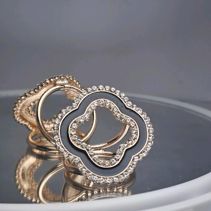 RING HIJAB/KERUDUNG MODEL ELEGAN PERMATA HITAM DAN PUTIH Muslim Mewah Peniti