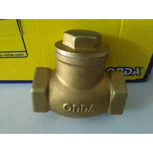 Paling Baik Check Valve Onda 2"(Inch) Swing Check Valve Kuningan Terlariss 