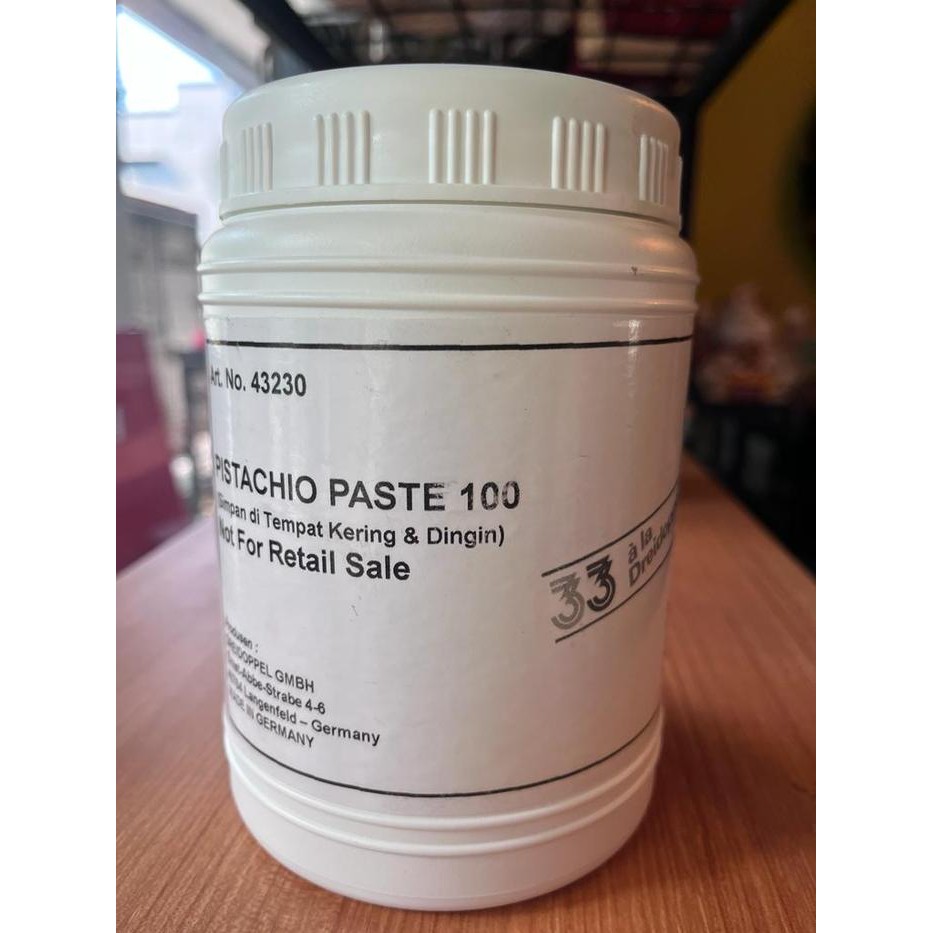 

LEZAT- Dreidoppel Pistachio Pure 100% Paste 200Gram Natural Pistachio Taste