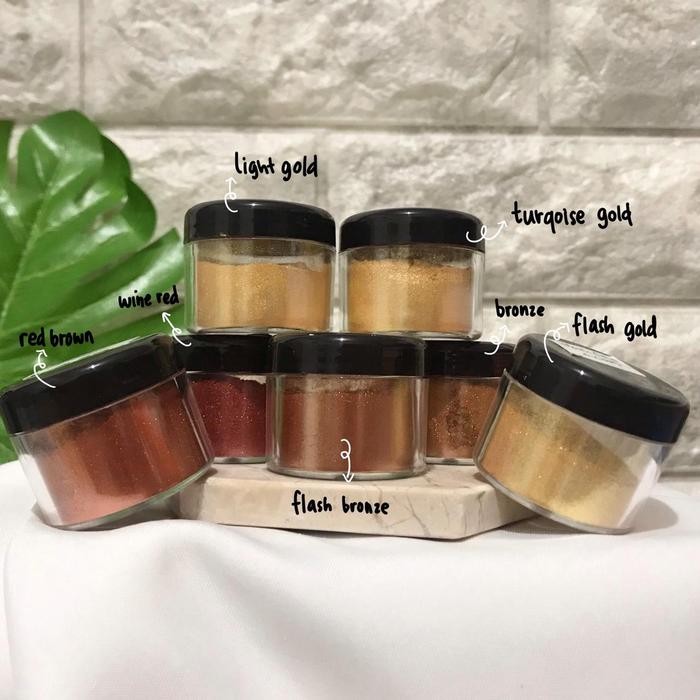 

LEZAT- Edible Luster Dust 5 Gr Bubuk Glitter Pewarna Makanan Mettalic Color