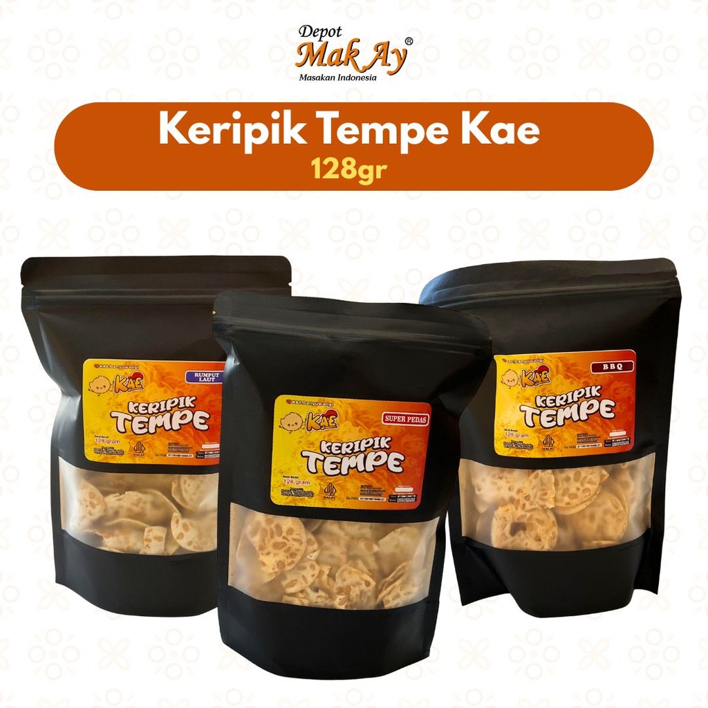 

Keripik Tempe KAE 128gr | Camilan | Jajanan | Surabaya | Snack | Makanan | Kuliner | Enak | Nyemil