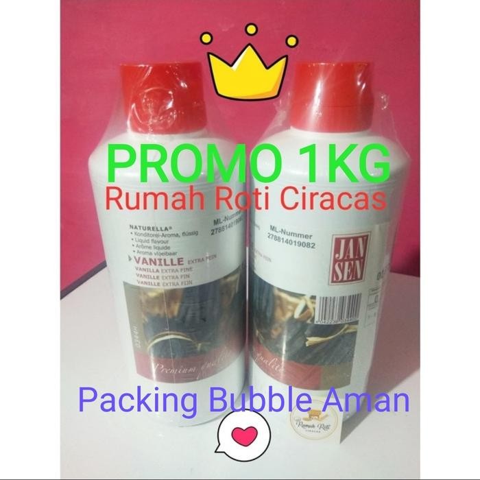 

LEZAT- Vanila Jansen Extract 1 Kg Botol Perasa Vanilla Vanili Kue Cake