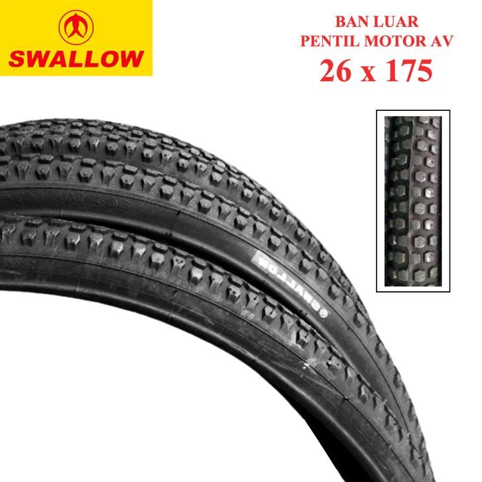 BAN LUAR SEPEDA SWALLOW MTB 26 X 175 / BAN LUAR SEPEDA 26 X 1.75 MTB