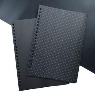 

[Tulis Id] Basic Black Paper Loose Leaf Hitam 100 GSM 200 GSM 25 Lbr Blank Grid Dotted