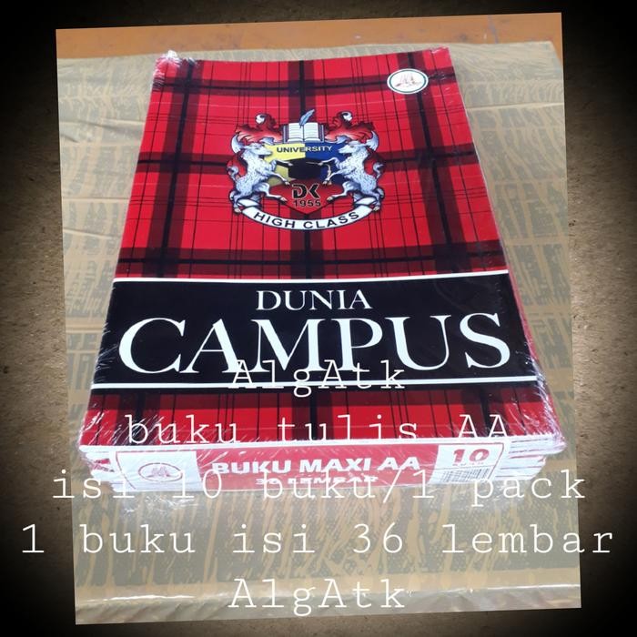 

Bisa E-Katalog! Buku Tulis Maxi Campus Aa Isi 36 Lembar